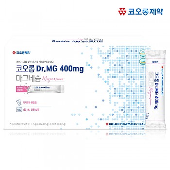 코오롱 Dr.MG 400mg 마그네슘 1.5g x 30포 x 3박스